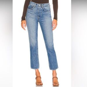 GRLFRND Karolina high rise straight crop in Long Island